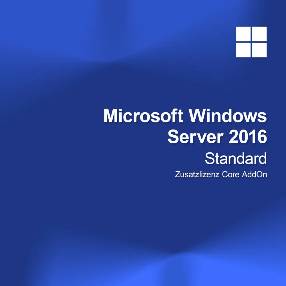 Licença Adicional Microsoft Windows Server 2016 Standard Core AddOn
