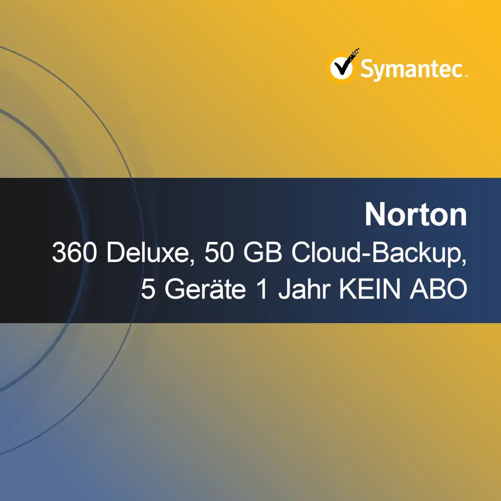 Norton 360 Deluxe, Backup em Nuvem de 50 GB, 5 dispositivos 1 ano SEM ASSINATURA