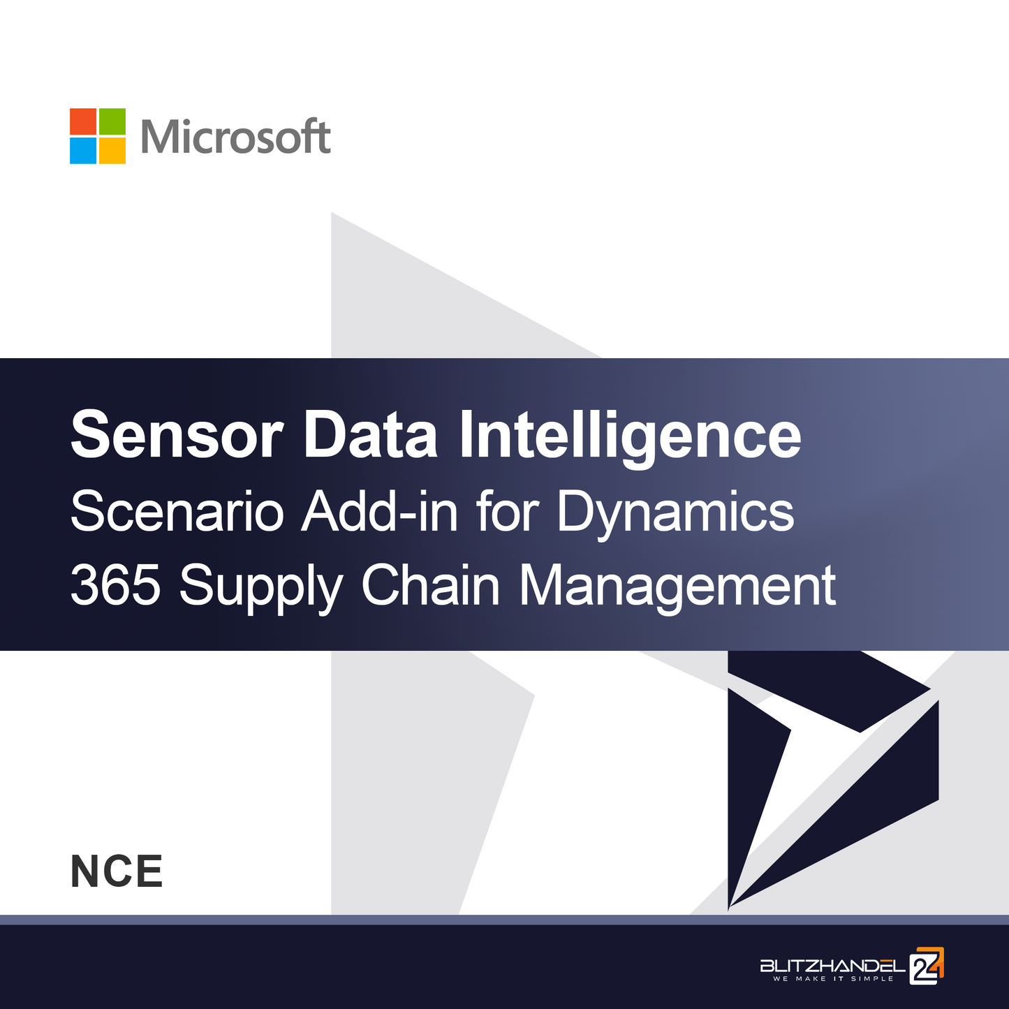 Complemento de Cenário de Inteligência de Dados de Sensores para Dynamics 365 Supply Chain Management (NCE)
