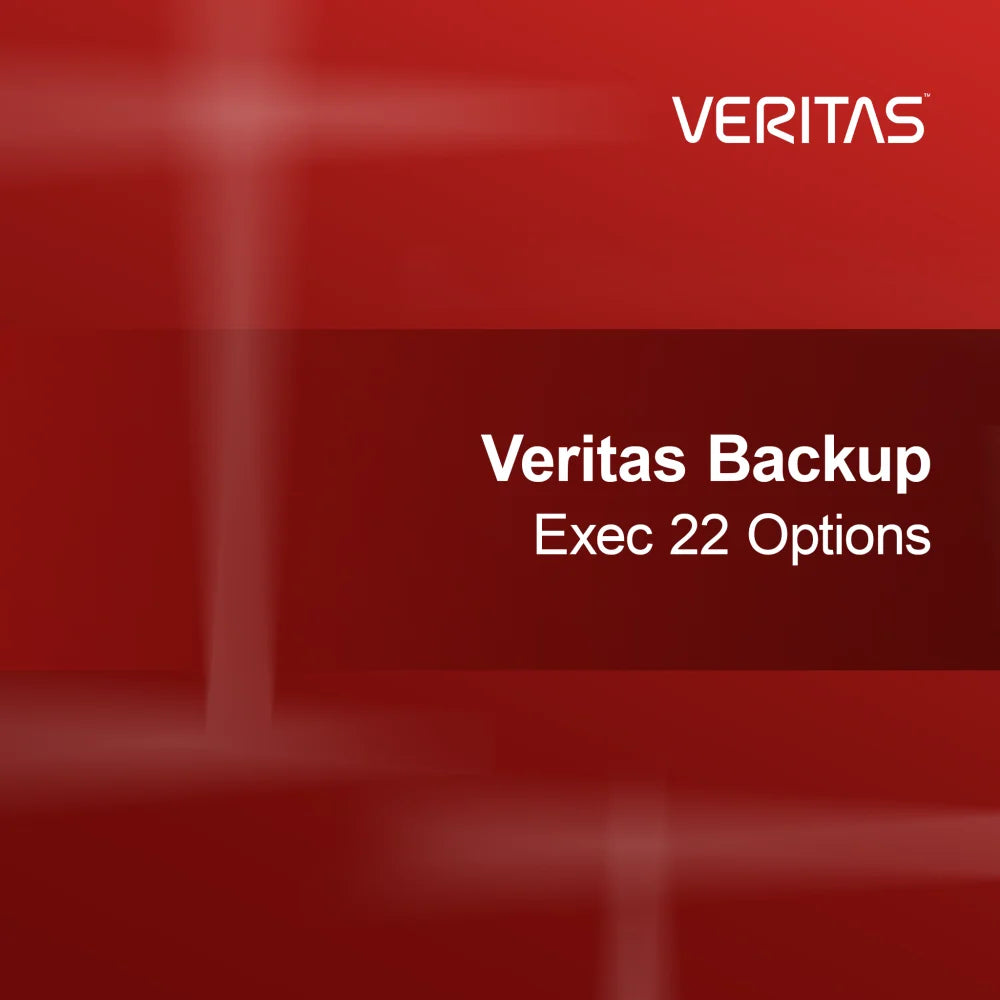 Opções do Veritas Backup Exec 22