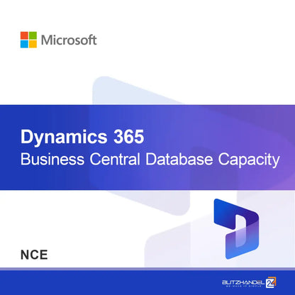 Capacidade do Banco de Dados do Dynamics 365 Business Central (NCE)