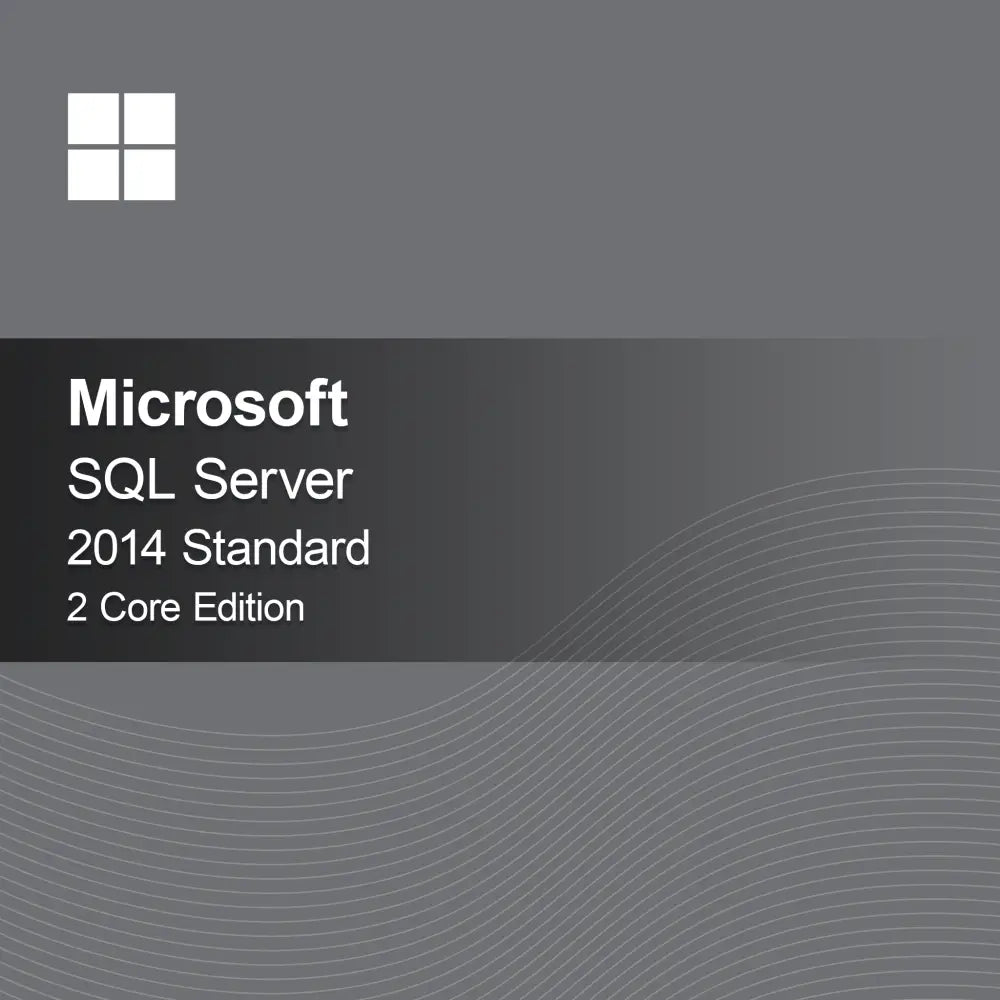 Microsoft SQL Server 2014 Standard - Edição 2 Núcleos
