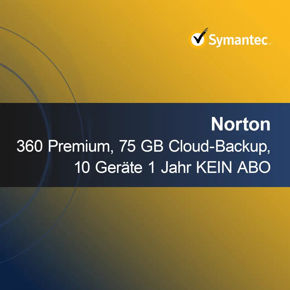 Norton 360 Premium, Backup em Nuvem de 75 GB, 10 Dispositivos 1 Ano SEM ASSINATURA