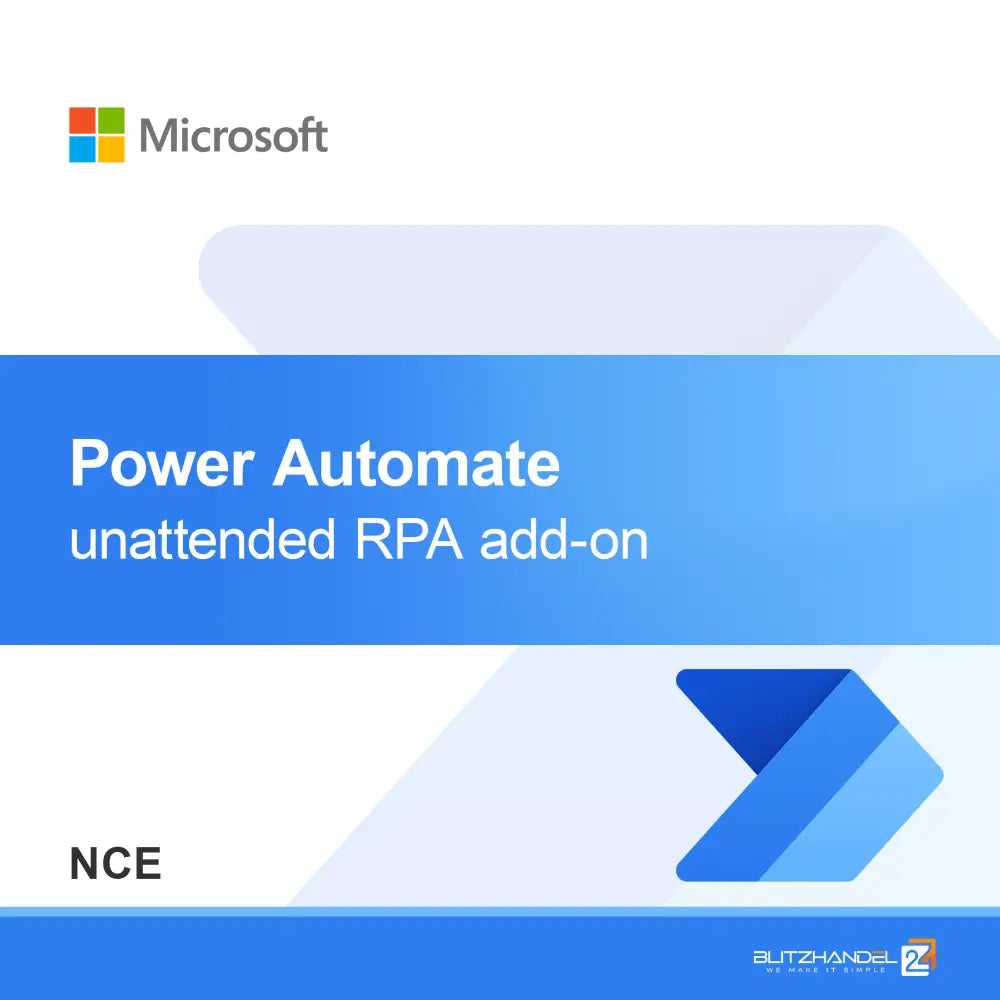 Complemento RPA não assistido do Power Automate (NCE)